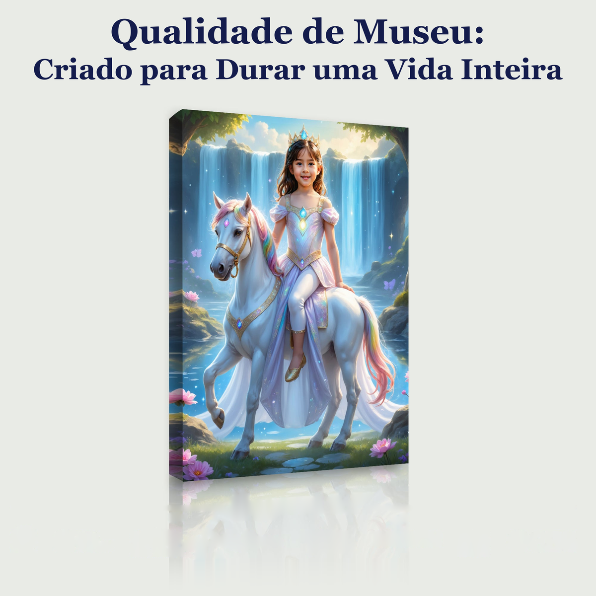 A Princesa Amazona do Unicórnio — qualidade de museu, criado para durar uma vida inteira