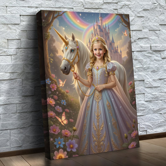 A Princesa do Bosque Mágico — quadro personalizado