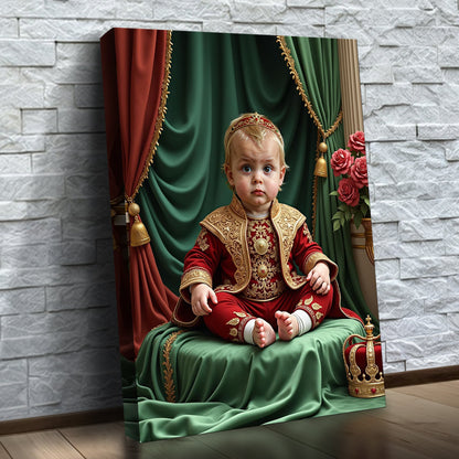 O Bebê Real — quadro canvas personalizado na parede