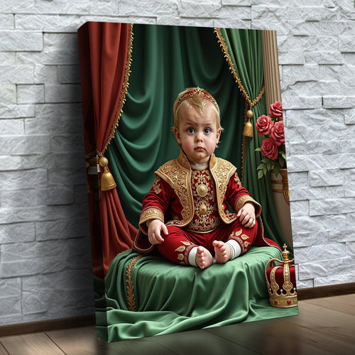 O Bebê Real — quadro canvas personalizado na parede