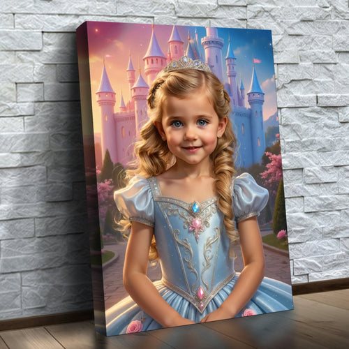 O Brilho da Cinderela — quadro canvas personalizado na parede