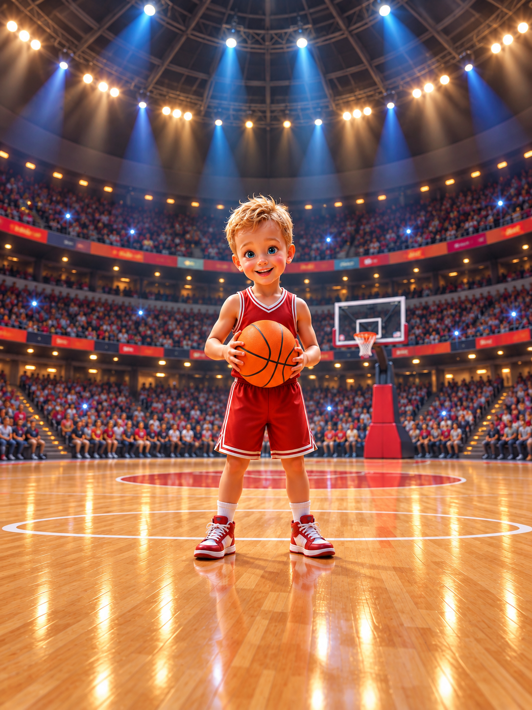 O Craque do Basquete — arte de exemplo para quadro personalizado